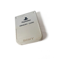 Carte Memoire Memory Card Sony Playstation PS1 Officiel SCPH-1020 Grey Jap 11
