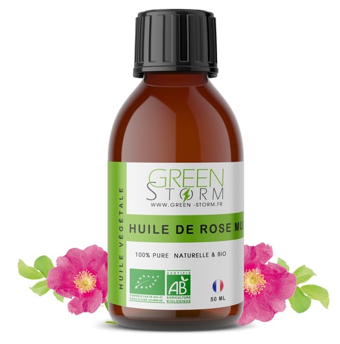 Huile végétale rose - huile,