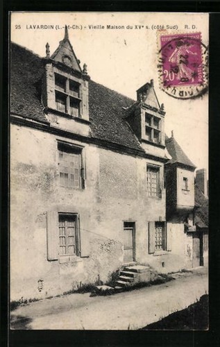 Cpa lavardin vieille maisons - cpa,