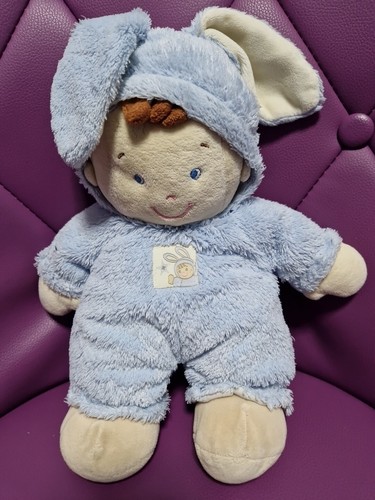Doudou nicotoy bleu garcon - bleu,