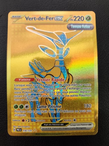 Carte pokemon vert fer - carte, vert-de-fer