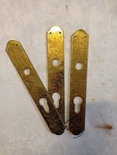 Brass Door Plates Cut Copper Effect 