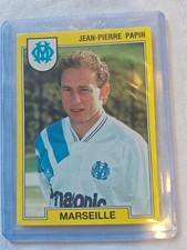 STICKER PANINI FOOT 92 DIVISION 1 JEAN-PIERRE PAPIN #115 MARSEILLE OM ORIGINAL 