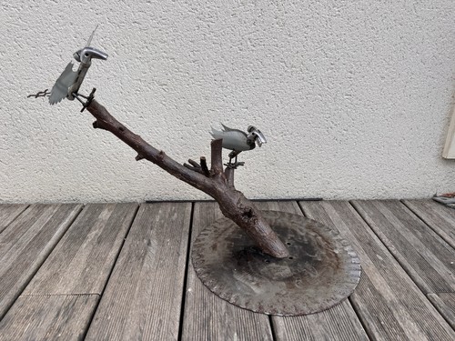 Statuette oiseaux sur branche