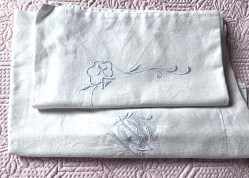 Linge ancien taies oreiller - ancien,