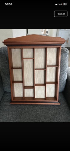 Etagère bois compartiments - etagère,