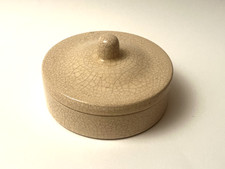 Boite en faïence craquelée