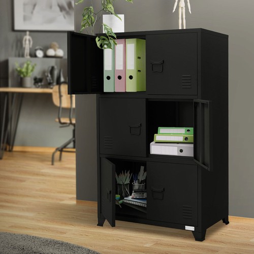 Armoire bureau noir - armoire,