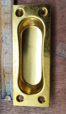 6  Poignées  Coquille  laiton Encastrée Porte Coulissante