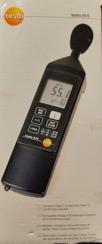 Sonomètre testo 815 - sonomètre,