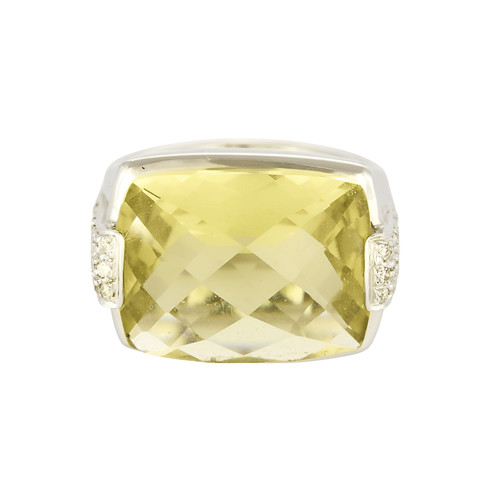 Bague cocktail 14k quartz - bague,