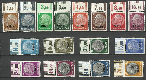 Timbres france 1940 - timbres, alsace