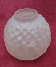 magnifique ancien vase  art déco verre satiné style lalique muller hunebelle