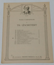 Caprice, Op. 45, No. 1, Arabesque-en forme d' Etude by Th. Leschetizky - piano