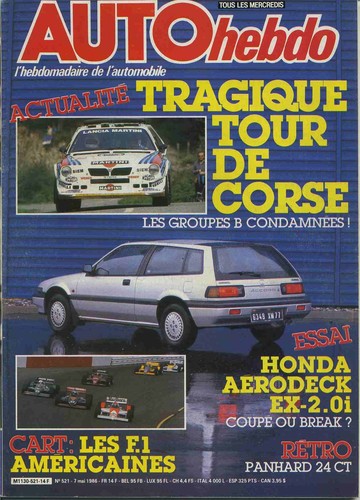 Auto hebdo 521 05 - hebdo, 08/05/1986