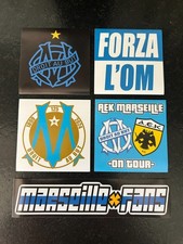 Lot 25 stickers OM Olympique de Marseille 