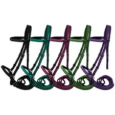 Braided Nylon Bitless Bridle