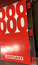 Ducati 1993 888 SP5 888 Strada 888 Racing Dealer  Sales Brochure