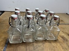 No.1 set of 12 empty bottles of 200 ml, decorative kitchen table