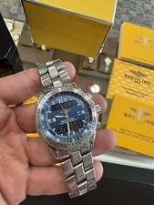 Breitling B-1 A78362 Blue Dial Stainless Steel 42mm Box/papers