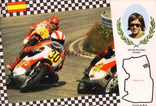Carte postale moto victor - postale,