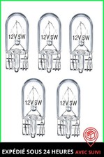 Lot de 5 Ampoules T10 W5W 12V