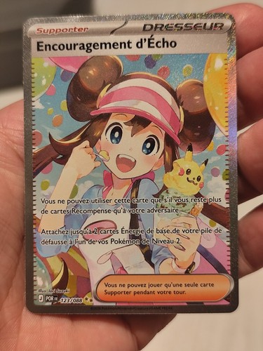 Carte pokémon encouragement