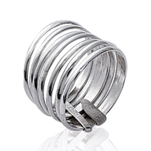 Bague longue femme - , argent