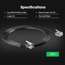 Câble VIVOSUN RJ11 mâle vers