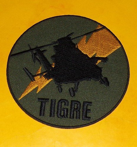 Fabric patch tiger helicopter - patch:,