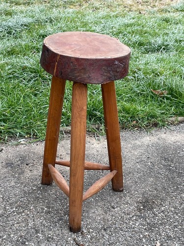 Ancien tabouret haut bar - ancien,