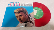 45T JOHNNY HALLYDAY - SERRE LA MAIN D'UN FOU - ROUGE - RARE REEDITION 2019 -3