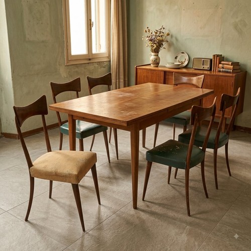 Chaises vintage hêtre simili - hêtre,