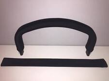 Plain black bumper bar cover to fit Bugaboo Donkey Cameleon iCandy Peach etc