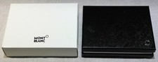 Montblanc vintage black box and outer box for keychain good condition