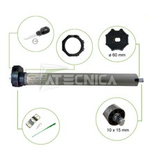 Moteur pour volets et stores 60 kg 30 Nm InDeM avec manœuvre de secours