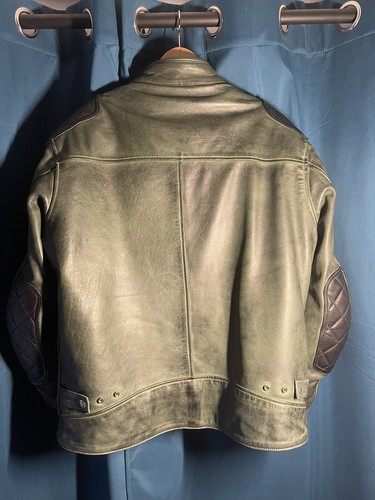 Blouson cuir moto - cuir, homme