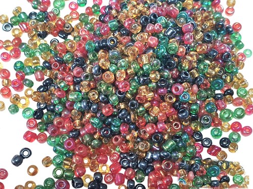 1000 perles rocaille doré - rocaille,