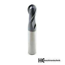 Solid Carbide Radius Cutter with TiAlN Z=2, Cutter, CNC, Solid Carbide, Ball End Mill 1-12mm