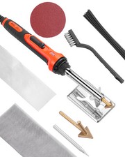 VEVOR Kit Soudure Plastique Fer à Souder 60 W/100 W avec 3 Embouts et 20 Tiges