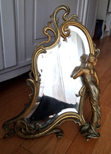 MIROIR DE TABLE  bronze