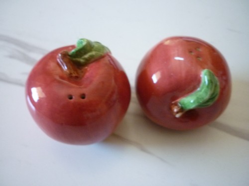Salière poivrière pommes - poivrière,