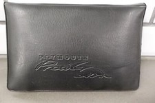 2000 Plymouth Chrysler Prowler Owners Manual W/Leather Storage Pouch