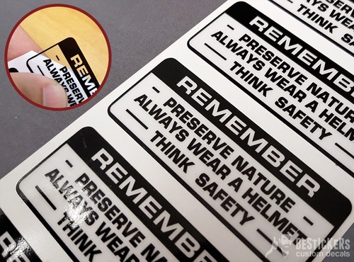 Autocollant avertissement - 1, d'avertissement