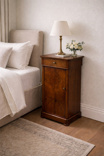 Table chevet noyer - de,