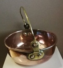 Bassine miniature en cuivre