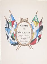 Servan Malo. CEUX DE YORKTOWN . Uniformes et drapeaux . 1918.