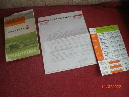 Ancien carnet garantie - carnet, de