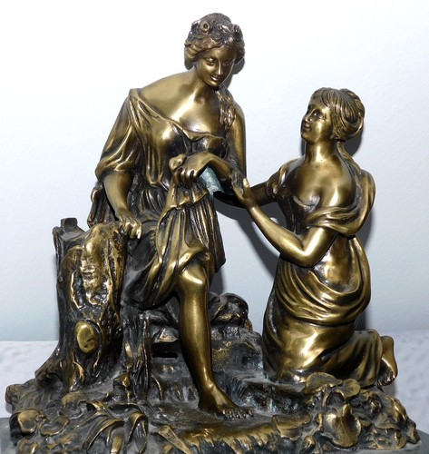 Ancienne sculpture bronze - ancienne,