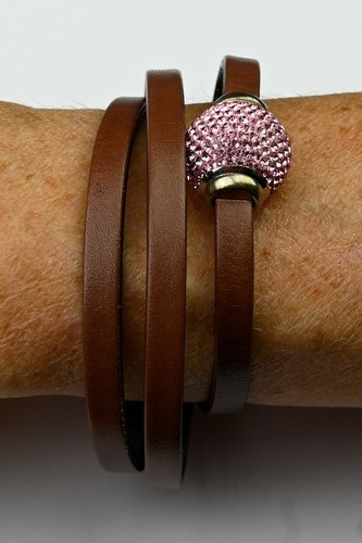 Bracelet cuir tours - cuir, 3
